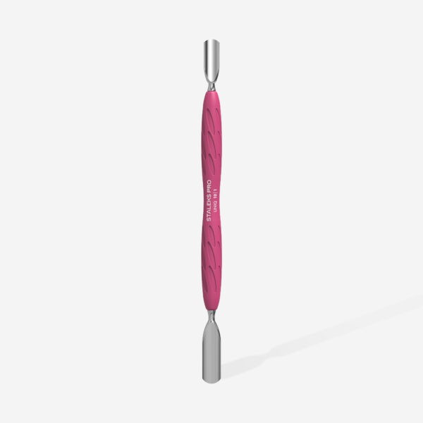 Manicure pusher Gummy with silicone handle UNIQ 10 TYPE 1 (rounded wide and rounded narrow pusher) obrázek 3