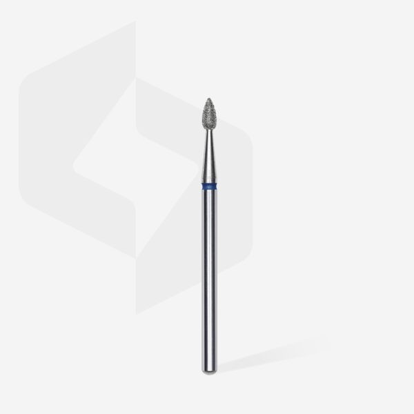 Diamond nail drill bit drop blue STALEKS EXPERT head diameter 2,3 mm / working part 5 mm obrázek 7