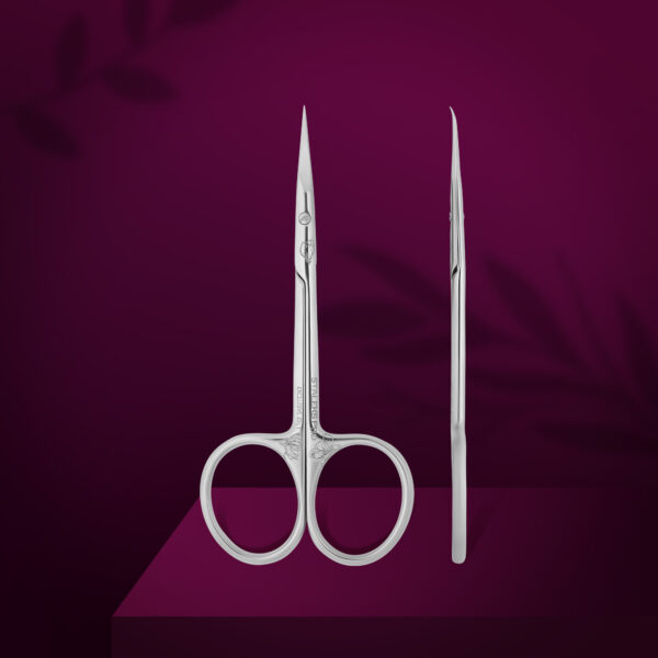 Professional cuticle scissors with hook EXCLUSIVE 23 TYPE 1 (magnolia) obrázek 1