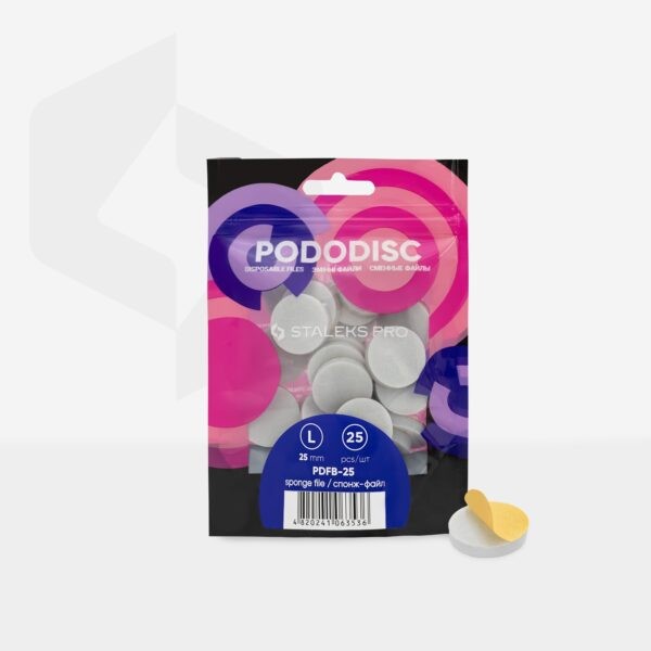 Disposable files-sponges for pedicure disc PODODISC M STALEKS EXPERT 20 (25 pcs) obrázek 5