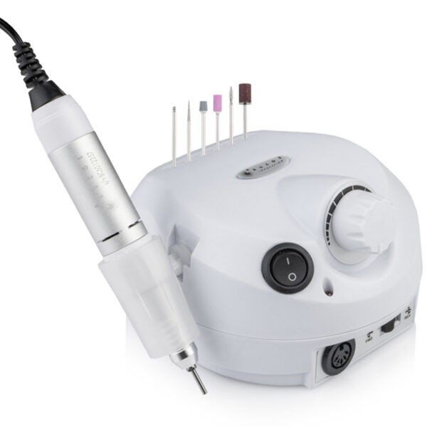 Bruska na nehty pro manikúru a pedikúru BUCOS Nail Drill ZS-601 PRO WHITE 45 W a 35 000 ot./min obrázek 1